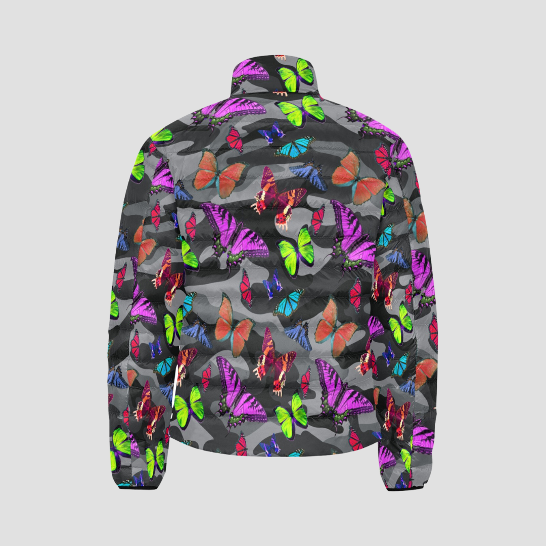 Butterfly Camo Puffer Jacket