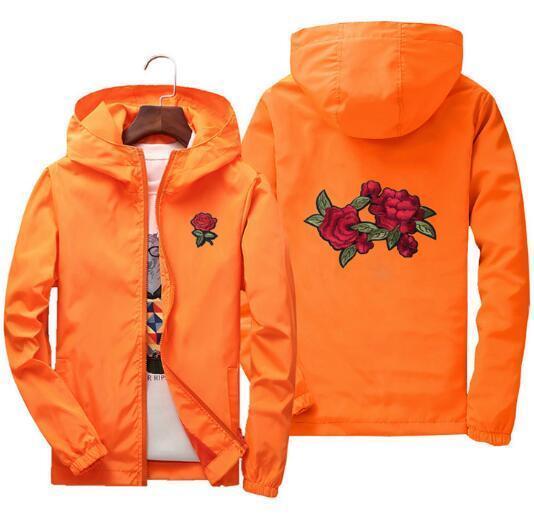 Shop2958223 Store BOMBERS & JACKETS Orange / XS Blossom Windbreaker