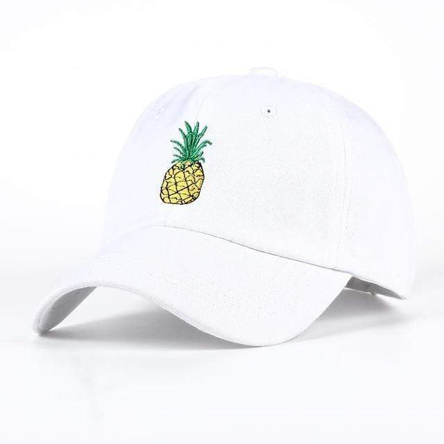 Taizhou hat factory Store HATS White Pineapple Dad Hat