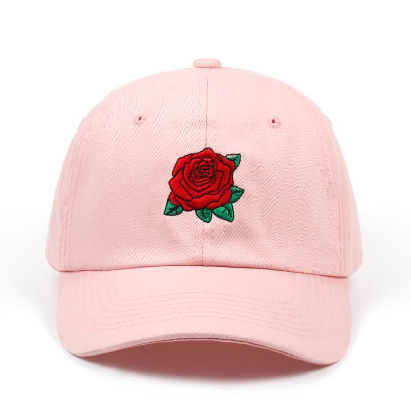 Taizhou hat factory Store HATS Pink Rose Dad Hat