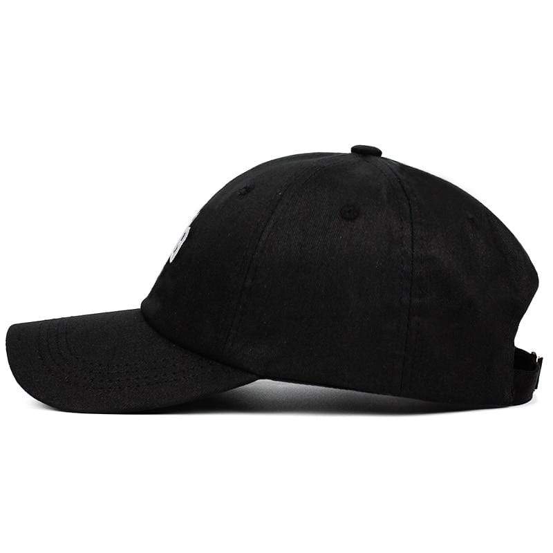 Spark Rose Store HATS Black Saturn Dad Hat