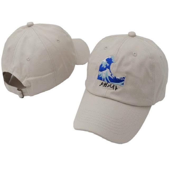 shopurbansociety Hats Beige / One Size WAVES Dad Hat
