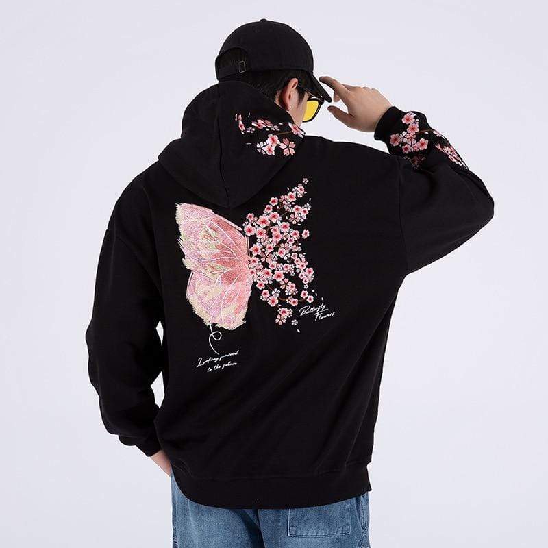 Kos Shipping Store HOODIES & SWEATSHIRTS Butterfly Blossom Hoodie