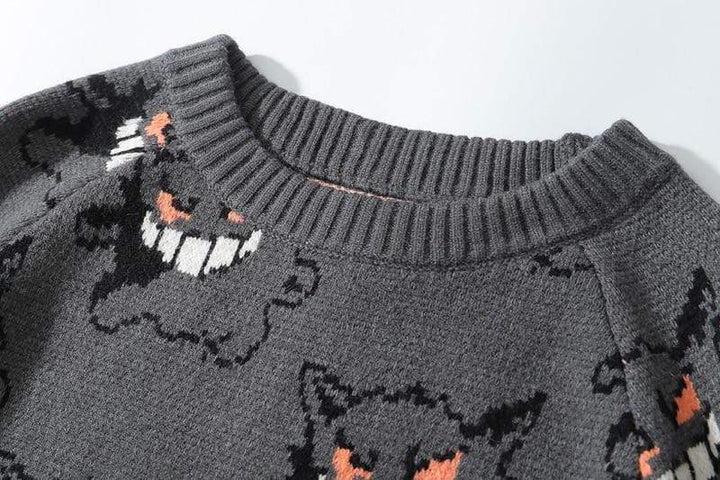Kos Shipping Store HOODIES & SWEATSHIRTS Monsters Knit Sweater