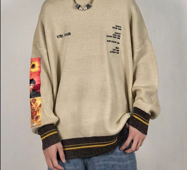 GONTHWID Official Store HOODIES & SWEATSHIRTS Renaissance Knitted Sweatshirt