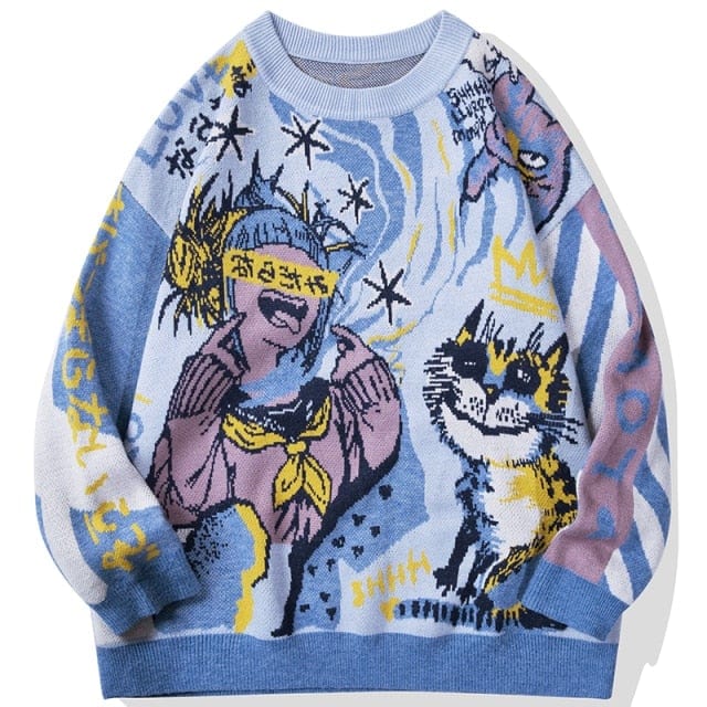 PUNEMY NO.2 Store HOODIES & SWEATSHIRTS Blue / M The Crown Sweatshirt