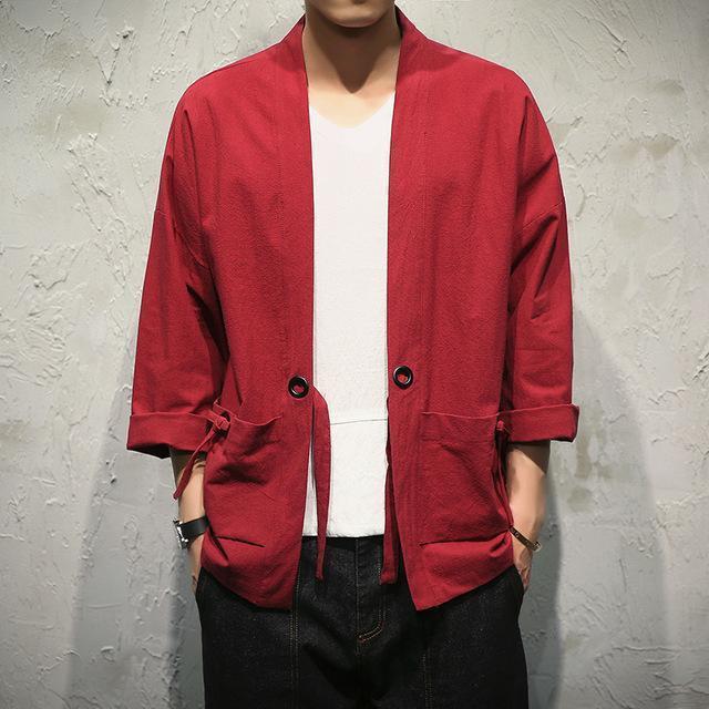Urbansocietyimport KIMONOS RED / XS Futto Men's Robe