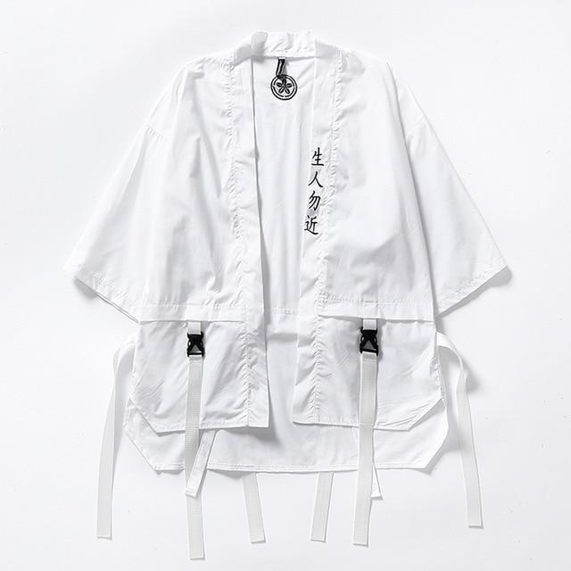 Rapper Store KIMONOS White / S Kanji Tech Kimono
