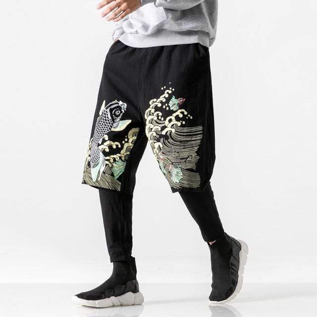 Rapper Store PANTS XS / green Koi Pants