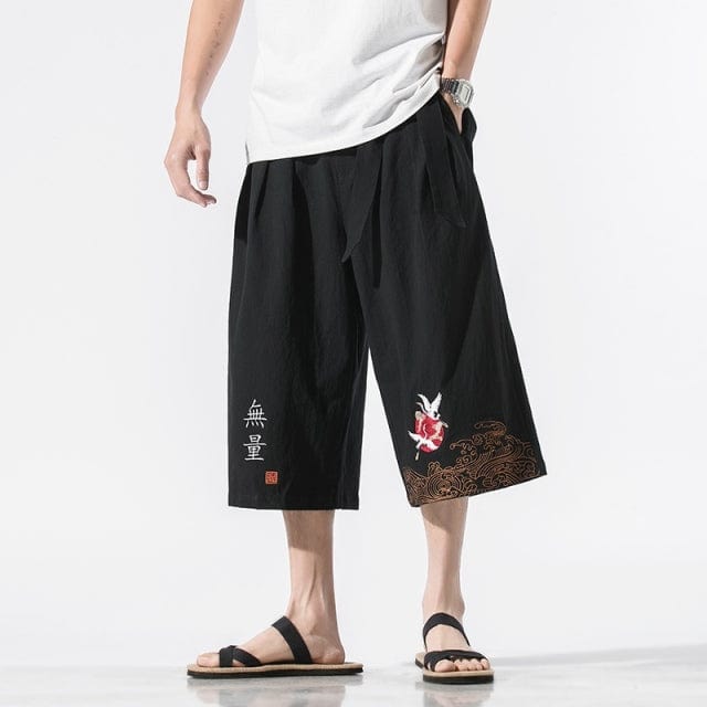 Rapper Store PANTS XS / Black Tokyo Crane Pants