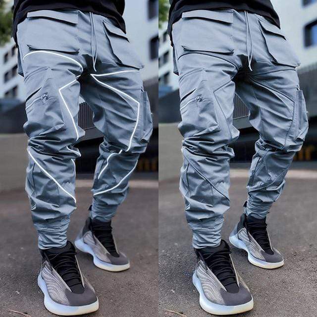 Little Bourke Street Store PANTS XS / gray Urban Reflective Pants