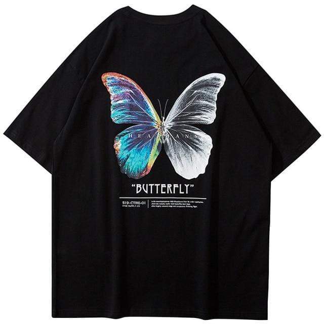 Little Bourke Street Store SHIRTS Black / S Butterfly T-Shirt