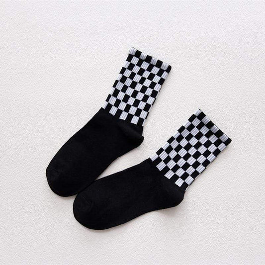 Urbansocietyimport SOCKS Black Chekkazu Socks